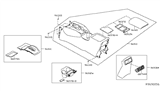 Diagram for Nissan Center Console Base - 96910-9TG1A