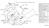 Diagram for Nissan Rogue Weather Strip - 90830-6FL0A