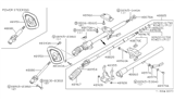 Diagram for 1986 Nissan Sentra Steering Column Cover - 48951-02A02