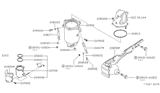 Diagram for Nissan Pulsar NX Exhaust Heat Shield - 20820-33M11