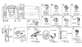 Diagram for Nissan Armada Dimmer Switch - 25540-CM31E