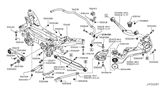 Diagram for Nissan Rogue Sport Trailing Arm - 55110-JG00E