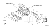 Diagram for Nissan Cube Intake Manifold Gasket - 16175-JG35A