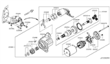 Diagram for Nissan Rogue Starter Motor - 23300-ET80B