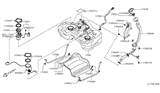 Diagram for Nissan Fuel Tank Strap - 17407-JG00A