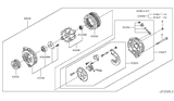 Diagram for Nissan Alternator Case Kit - 23118-AU40A