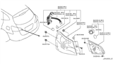 Diagram for Nissan Pathfinder Headlight Bulb - 26261-89947