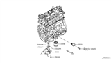 Diagram for 2008 Nissan Versa Oil Filter - 15208-65F0A
