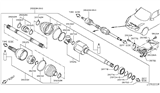 Diagram for Nissan Axle Shaft Retainer - 39776-JD000