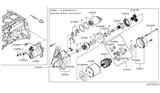 Diagram for Nissan Rogue Sport Starter Drive Gear - 23357-EN200