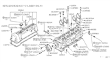 Diagram for Nissan 720 Pickup Timing Cover Gasket - 11049-E3000