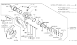 Diagram for Nissan Hardbody Pickup (D21) Brake Caliper - 41001-09W91