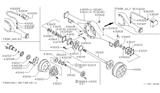 Diagram for Nissan Xterra Spindle Nut - 43084-R9000