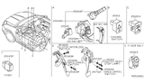 Diagram for Nissan Sentra Headlight Switch - 25560-ET09B