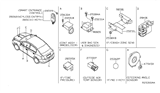 Diagram for Nissan Sentra Car Key - 28268-EA00A