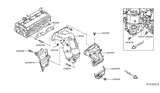 Diagram for 2011 Nissan Sentra Exhaust Manifold Gasket - 14036-ED800
