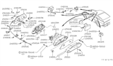 Diagram for Nissan Speedometer Cable - 25050-P9500