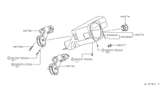 Diagram for Nissan Datsun 310 Ignition Lock Assembly - 48700-U8725