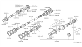 Diagram for Nissan Output Shaft Bearing - 32203-18000