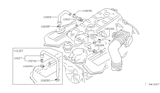 Diagram for Nissan 300ZX PCV Valve - 11810-F0500