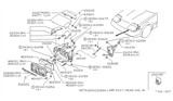 Diagram for Nissan 300ZX Headlight - 26705-89942