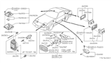Diagram for Nissan Leaf Interior Light Bulb - 26734-89900