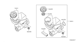 Diagram for Nissan Brake Master Cylinder - 46010-JA02A