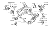 Diagram for Nissan Motor And Transmission Mount - 11210-9N00A