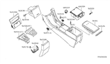 Diagram for Nissan Center Console Base - 96911-ZX20B