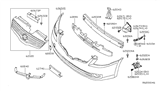 Diagram for Nissan Altima Grille - 62070-ZX00A