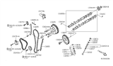 Diagram for Nissan Frontier Timing Chain Guide - 13091-8J000