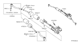 Diagram for Nissan Steering Gear Box - 49001-JA01B