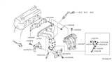 Diagram for Nissan Pathfinder Exhaust Heat Shield - 16590-JA10B