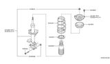 Diagram for Nissan Sentra Coil Spring Insulator - 54035-9AM0A
