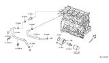 Diagram for Nissan NV Engine Oil Cooler - 21305-JD02C