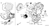 Diagram for Nissan Quest Transfer Case Seal - 31375-1XF00