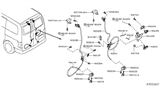 Diagram for Nissan NV Tailgate Lock - 90502-3LM0D