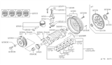 Diagram for Nissan Sentra Crankshaft Gear - 13021-53Y00