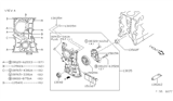 Diagram for Nissan 200SX Timing Cover - 13500-53J00
