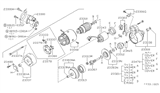 Diagram for Nissan 200SX Starter Drive - 23312-50Y01