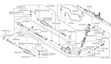 Diagram for Nissan 200SX Tie Rod End - 48520-50Y25