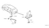 Diagram for Nissan Murano Door Latch Assembly - 90502-CA00A
