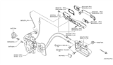 Diagram for Nissan Murano Door Latch Assembly - 80500-CB81A