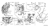 Diagram for 2006 Nissan Murano Engine Control Module - 23710-CC27A