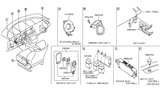 Diagram for Nissan 350Z Steering Angle Sensor - 47945-ED210