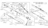 Diagram for Nissan Pathfinder Steering Gear Box - 49311-0W010