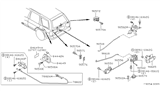 Diagram for Nissan Pathfinder Fuel Door Release Cable - 78822-0W000