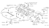 Diagram for Nissan Pathfinder Sway Bar Bracket - 54634-0W000