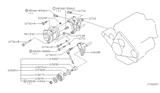 Diagram for Nissan Pathfinder Alternator Bracket - 11926-AL510