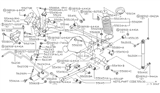 Diagram for Nissan Pathfinder Control Arm Bushing - 55135-0W000